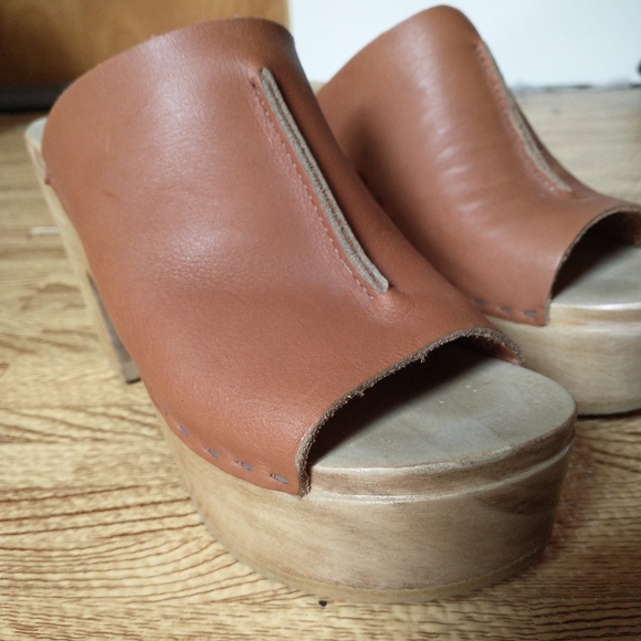 No. 6 clogs warm brown leather size 36 - Picture 3 of 8